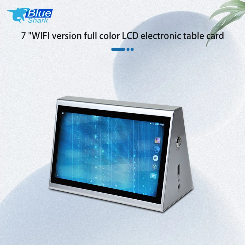 High-end conference e-ink display Ink electronic table card paperless reusable Electronic eco friendly Government table sign