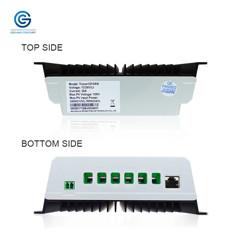 Germany warehouse in stock EPEVER MPPT Solar Charge Controller 10a 20A 30A TracerAN 4210AN 12V/24V Auto Charge MPPT Controller