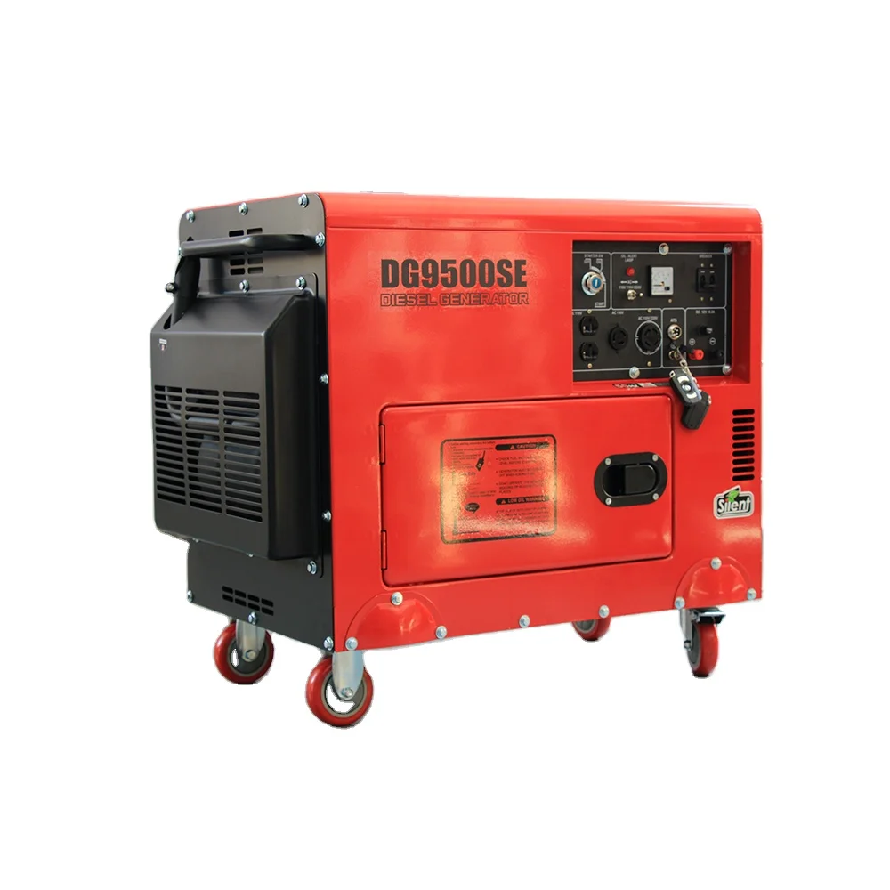 Manufacturing direct DG9500SE Dual-voltage motor 9kva best small diesel generator standby diesel generator silent