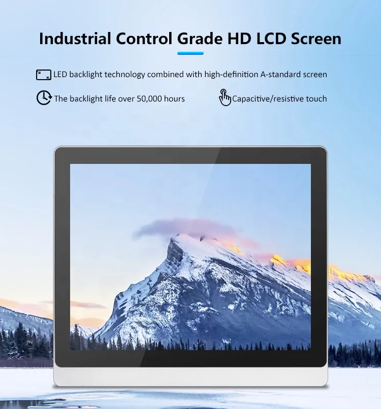 Touchthink 15 Inch 1024*768 Industrial Aluminium Alloy Waterproof Resistive Touchscreen Touch Screen Lcd Computer Monitor