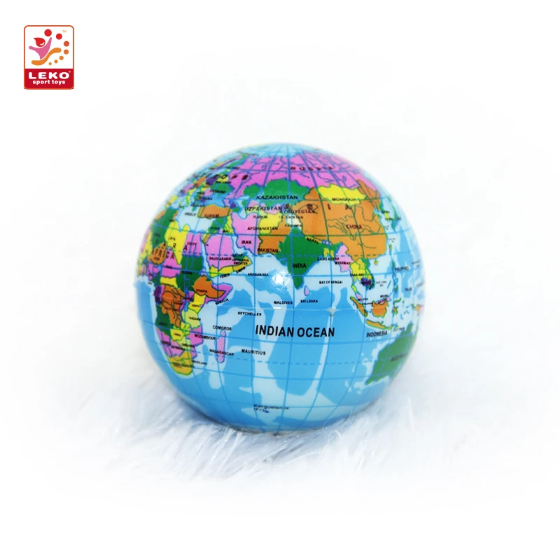 Educational world globe earth map ball fidget squeeze toy
