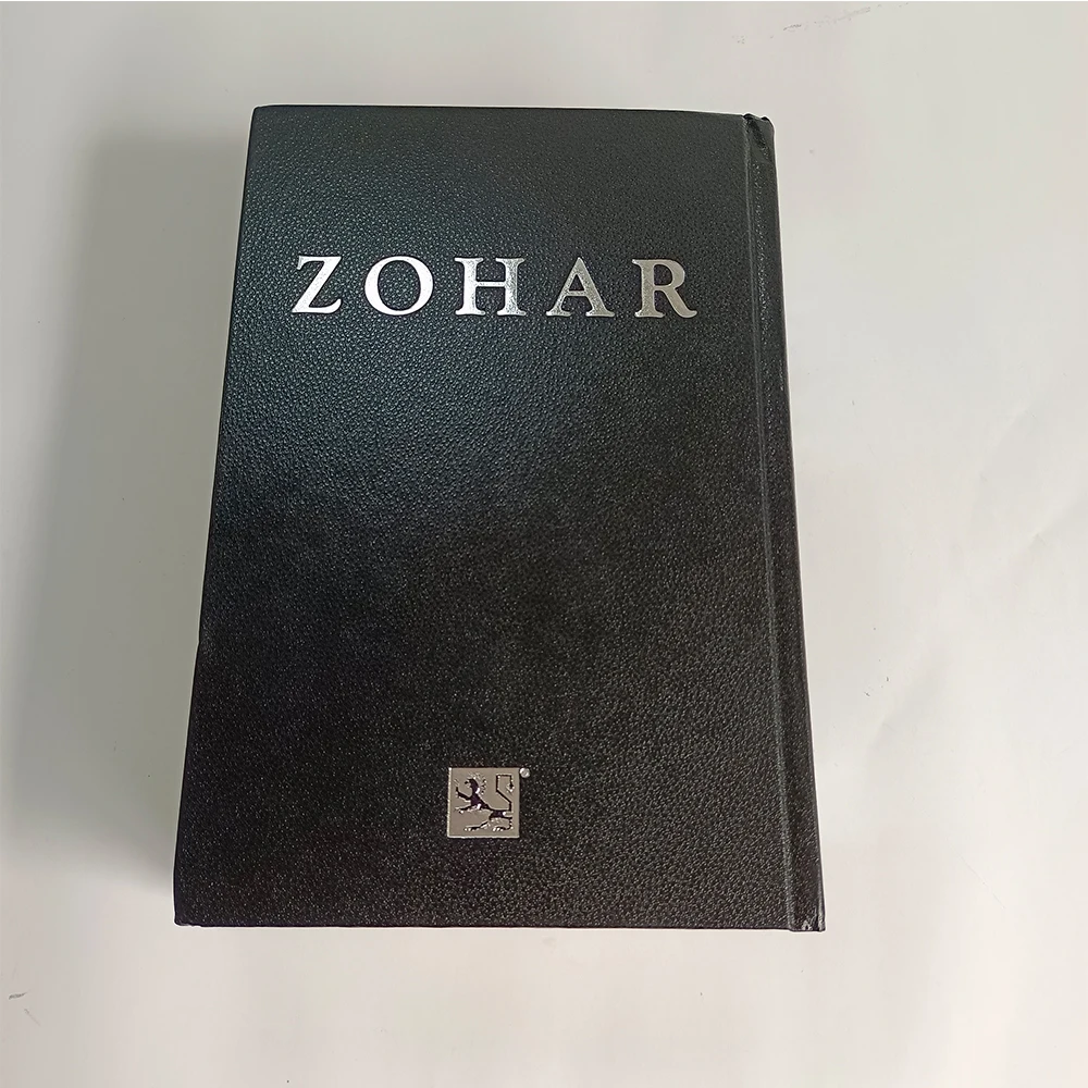 Customization printing Luxury pu leather Hard cover book