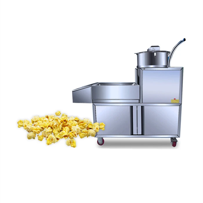 different shape oil popcorn making machine with electric mixer function