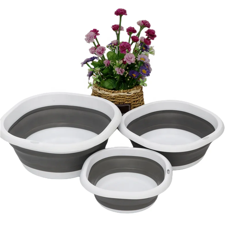 Collapsible Camp Wash Basin Water Storage Collapsible basin for Travel  Washing Camping Fishing Outdoor foldable  water  basin