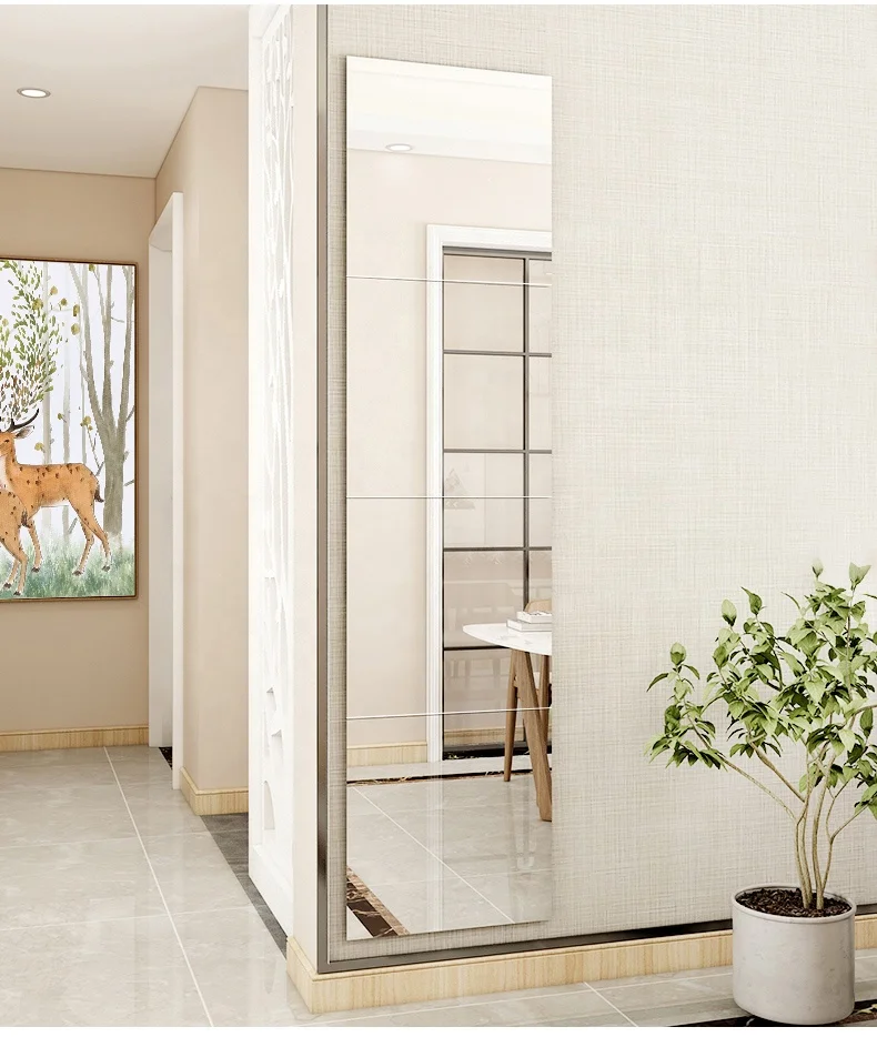 Factory Direct Supply Modern Interior Living Room Decoration square custom wall mirror espejos decorativos