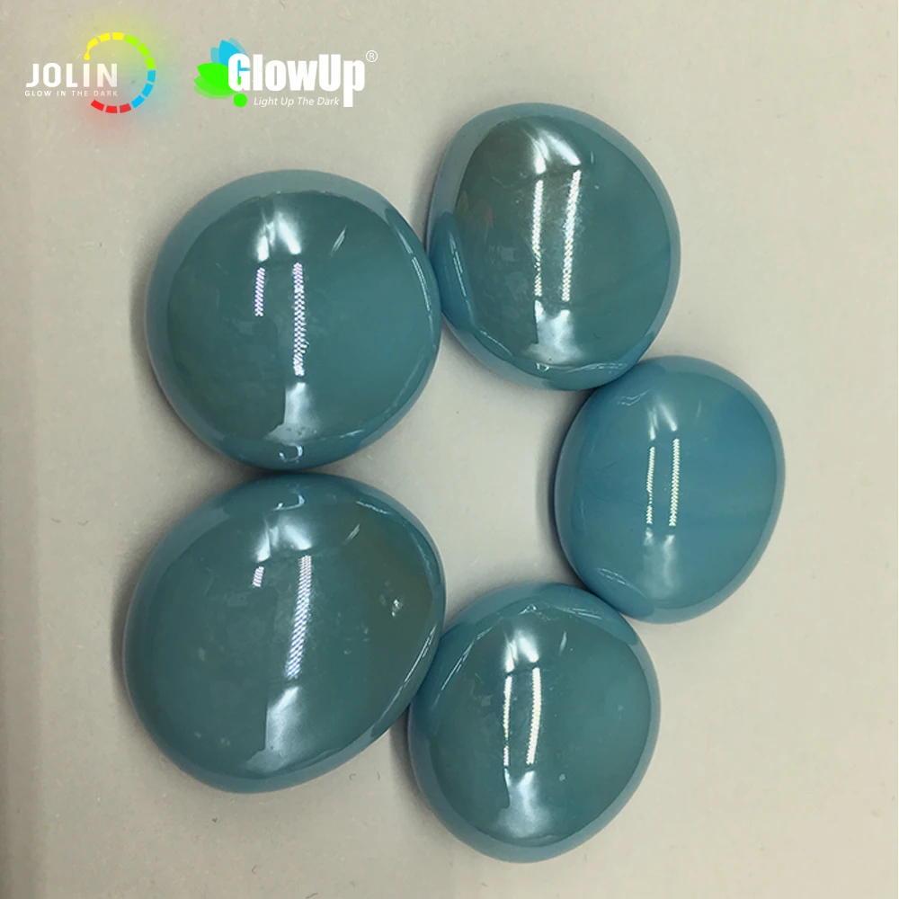 Non-Toxic Recyclable Glow In The Dark Garden Pebbles Stone