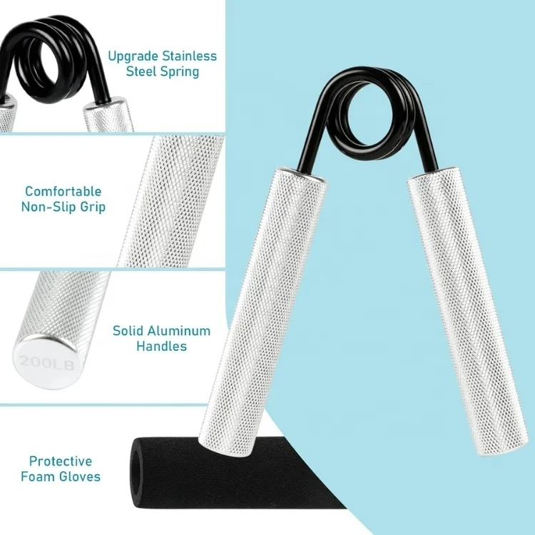 2024 New Arrival Heavy Adjustable Handgrip Hand A Type Gripper Exerciser with Spring Finger Pinch Expander Increases Strength