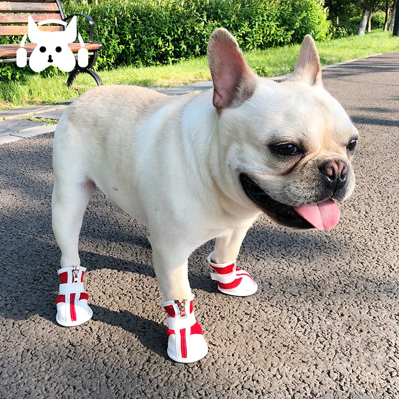Wholesale waterproof non slip soft-soled pet dog shoes