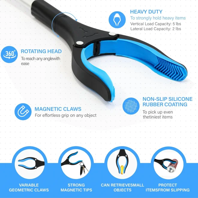 Trash Grabber Reacher Grabber Pickup Tool Reachers and Grabbers for Seniors Elderly