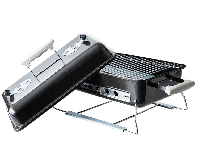 new  barbecue grill portable charcoal BBQ grill outdoor camping barbecue enjoy fun with family easy clean with foldable leg