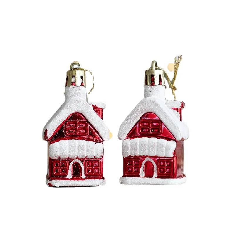 Christmas Tree Hanging Charms Candy Lollipop Cupcake Pendants Donut Wood Set of Christmas Ornaments
