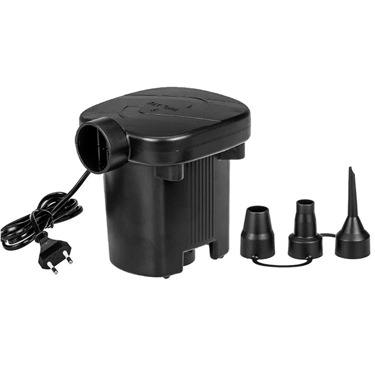 Portable Electric Air Pump for Inflatables Couch Air Mattress Quick Fill AC Inflator Deflator with Nozzles