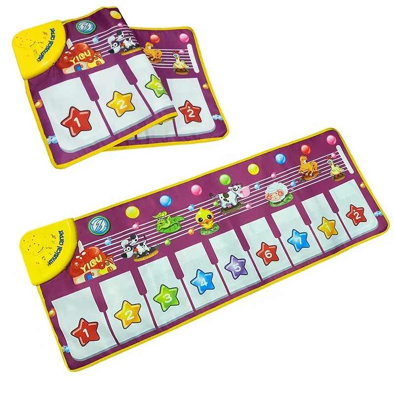 Kids Piano Mat Music Mats Keyboard Dancing Mat Electronic Touch Play Blanket Musical Carpet Toys for sale