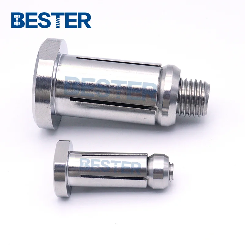 China supplier Stainless Steel 304 316 hex countersunk head type A Tpye B Sleeve Expansion Anchor Through hollow Bolt