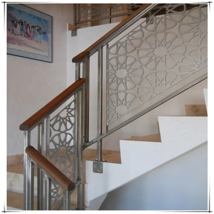 Balcony guardrail ,air conditioning protection rail, Garden fence,using laser cutting art style for sellers
