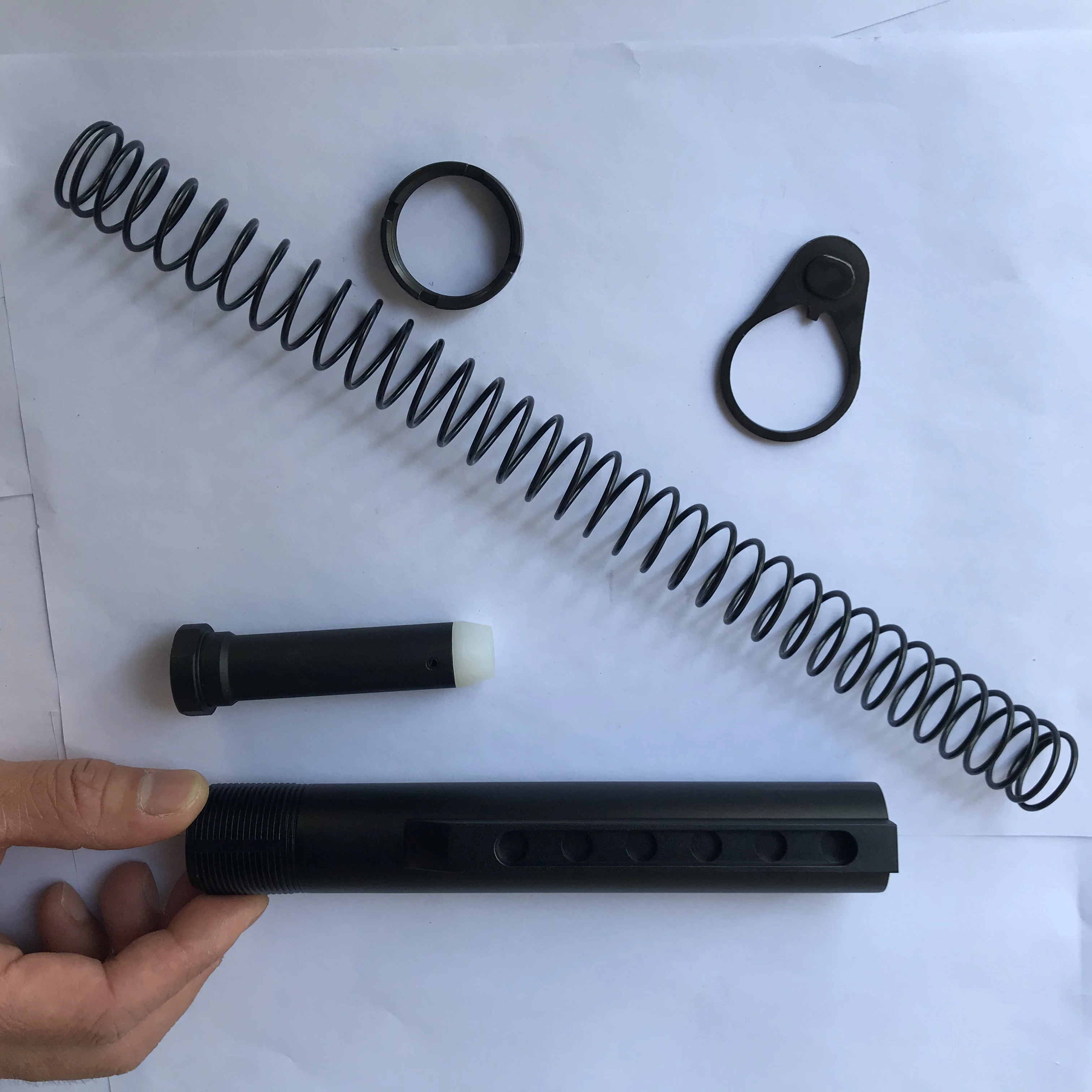 
Free Shipping SUNGUN MTS1001-MILSPEC Six Position Carbine Length Buffer Tube Kit 