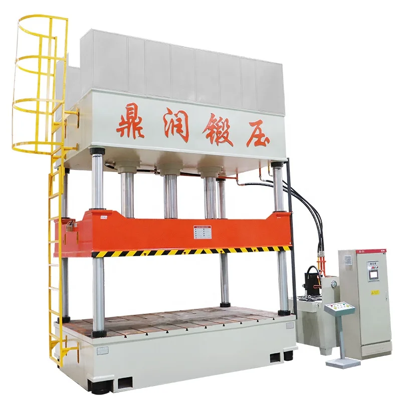 1500 ton hydraulic press four column three cylinder Sawdust tray hydraulic press machine