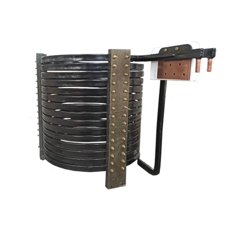 Heating coil for high frequency induction furnace