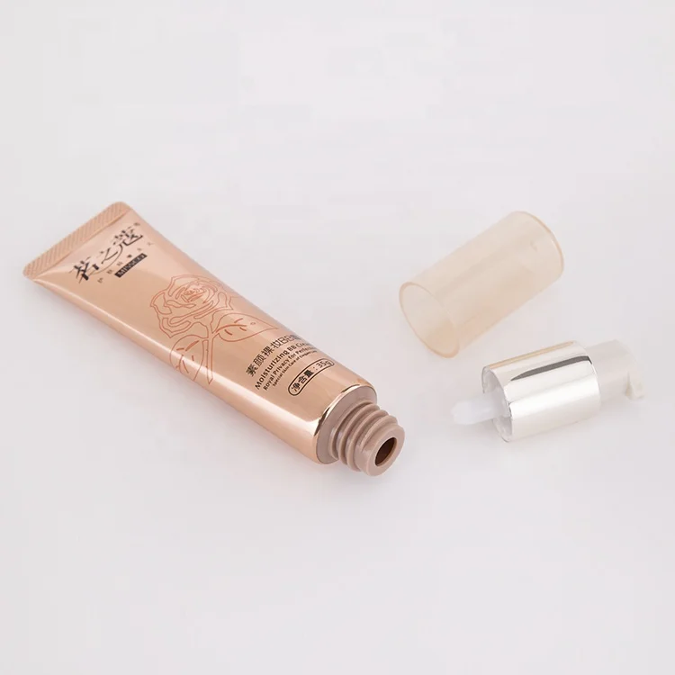 Treatment Pump for BB/CC Cream 1.16oz New Design Rose Gold Spray Tube