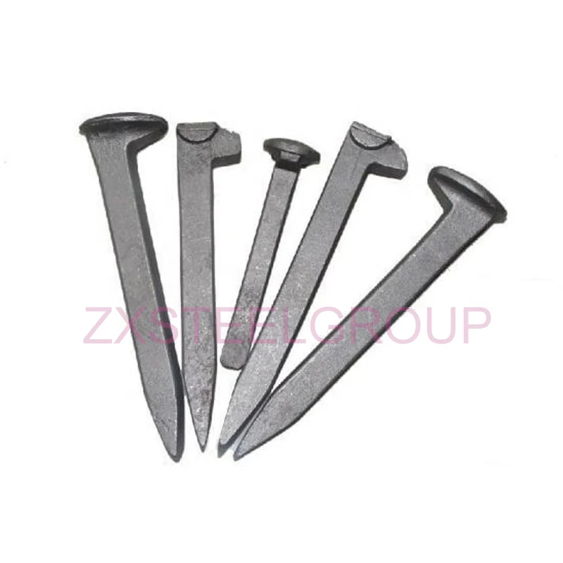 china railway fasteners carbon steel track spikes dog spikes for wooden sleeper