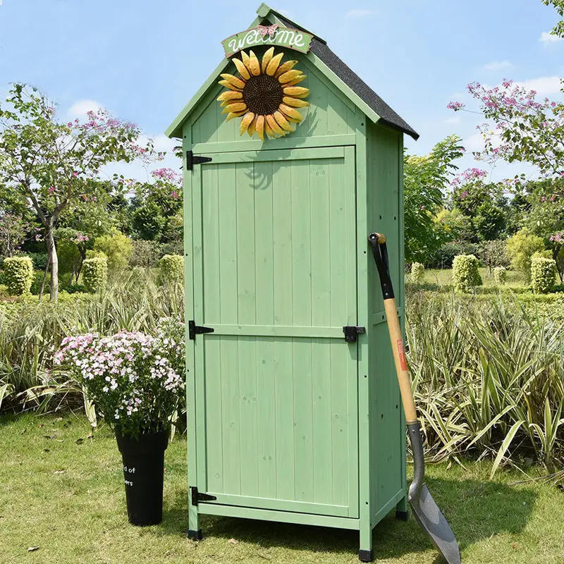 Wooden Garden Tool Shed Storage Customized Prefab for Outdoor Child Play House utility room hovel Waterproof OEM ODM anti-sun