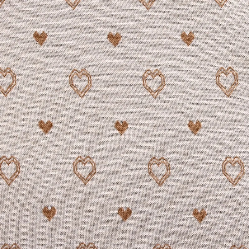 Factory direct sales 100% organic cotton jacquard fabric for clothing knit jacquard