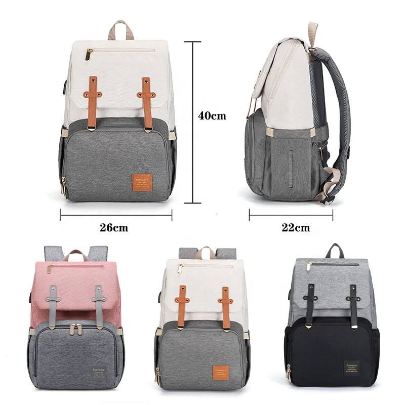 KOL Baby Bags Influencers Babi Diaper Bag Drop Shipping Waterproof Oxford Mummy Backpack Dads Moms Baby Travel Stroller Handbags