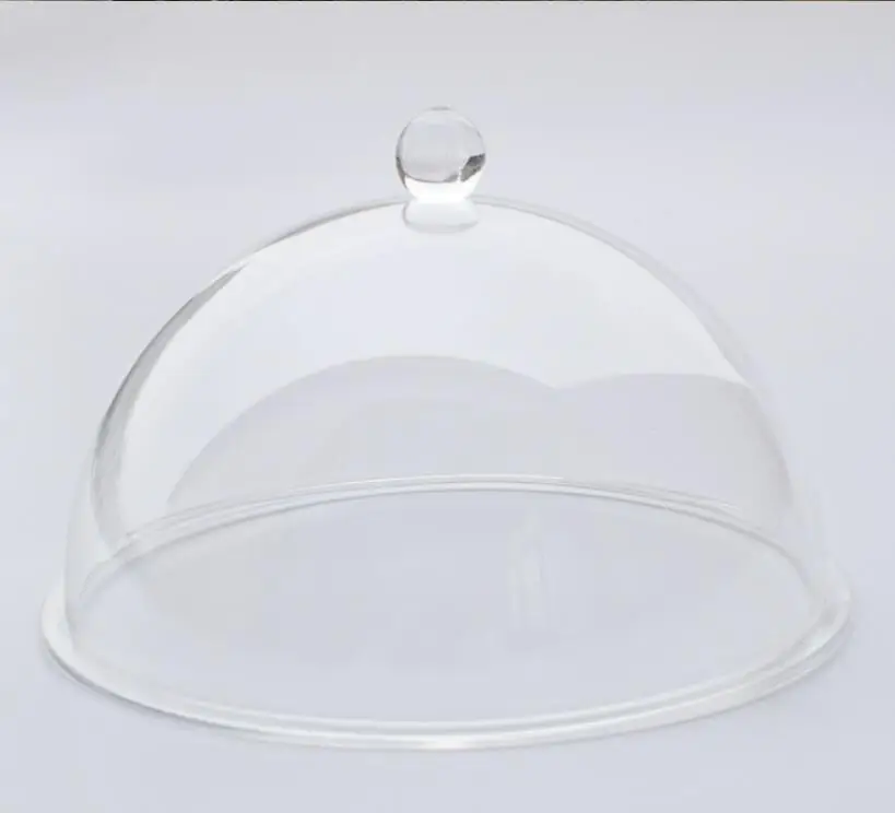 Пластиковая прозрачная круглая крышка для еды фруктов торта 8 дюймов 10 12