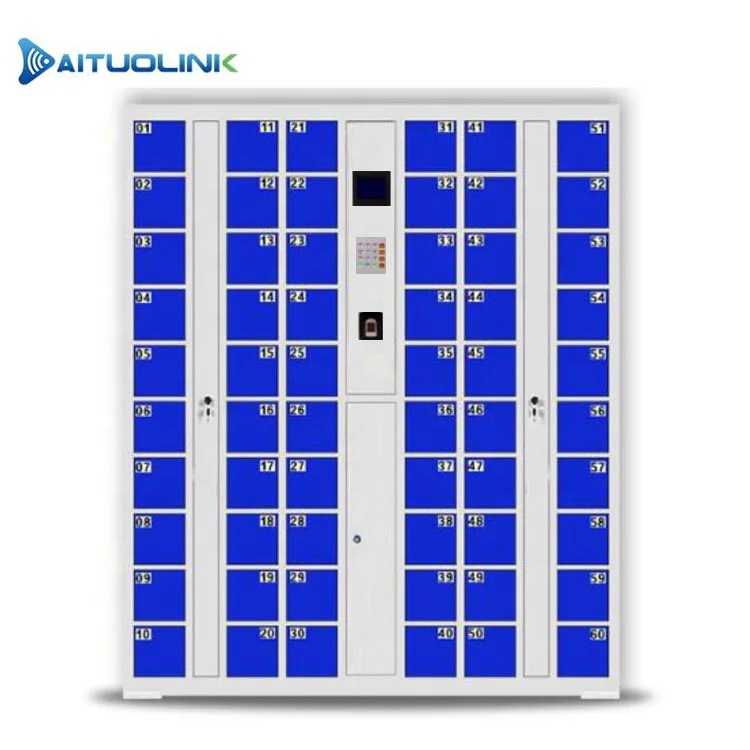 30 door Coin Operated Public Smart Phone Locker Cell Phone Charging Station Phone Charging Kiosk Lockers