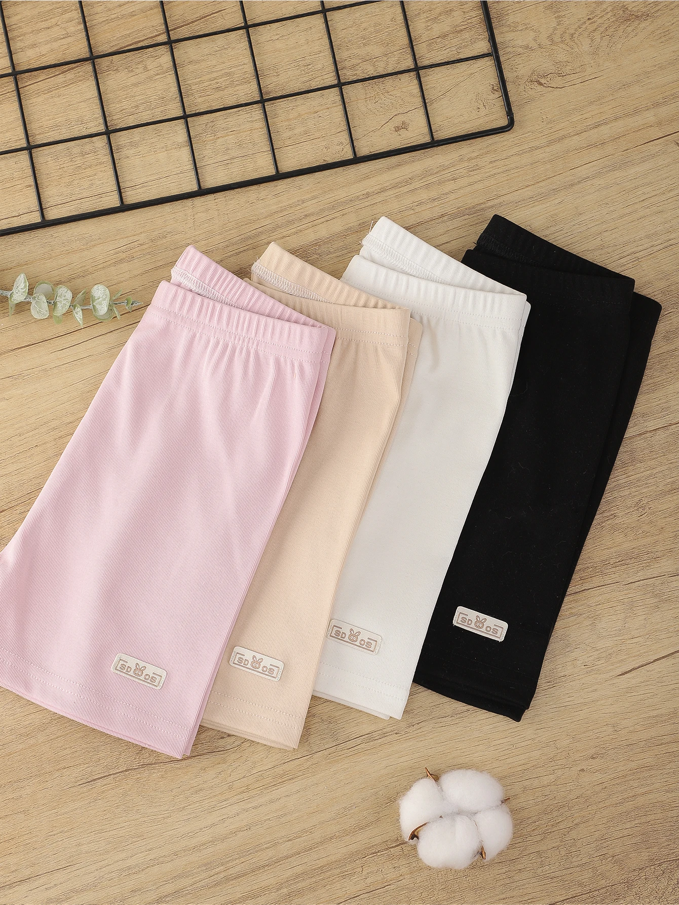 Soft Leggings Polyamide Elastan Kids Non-Slip Summer Thin Modal Rabbit Shorts For Girls