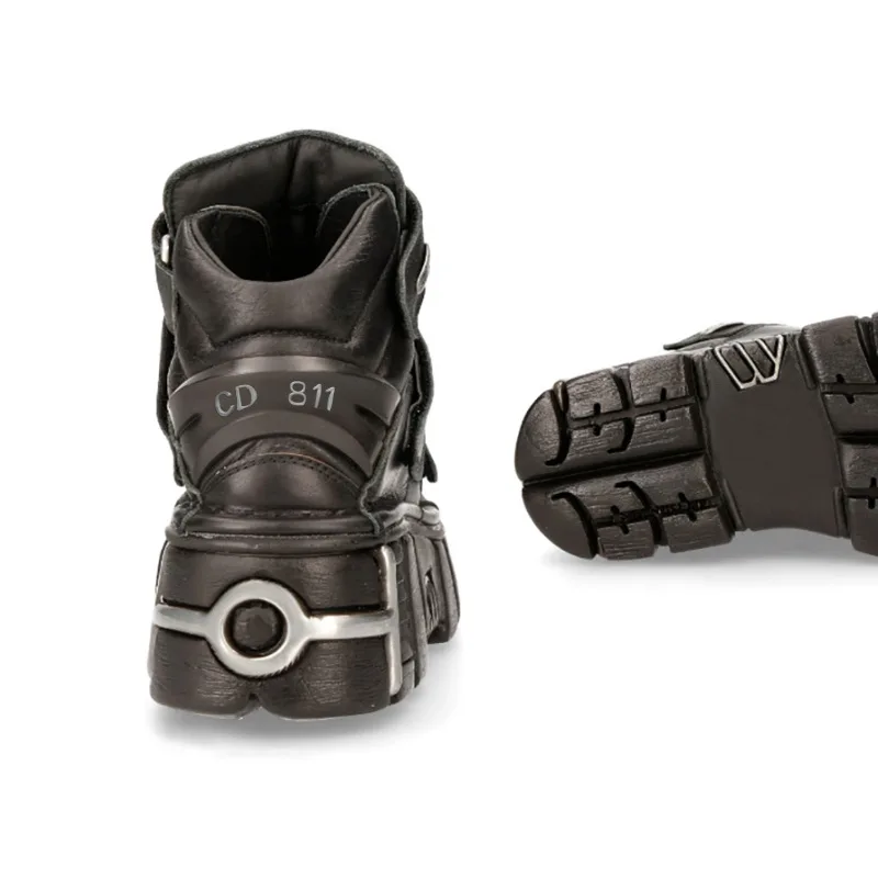 Pop Design luxury 2024 new low top metal muffin bottom daddy shoes with all the increase punk shoes thick sole