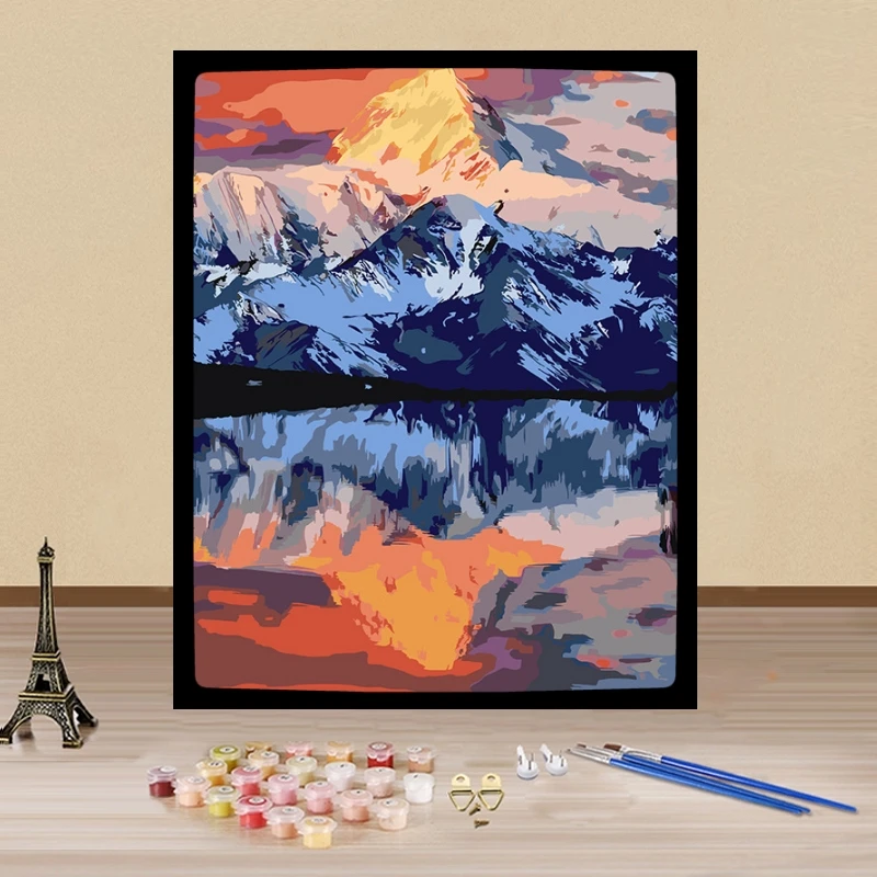 DIY High quality custom handmade oil painting from digital photo for bedroom wall art home decor