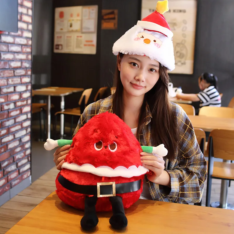 2024 Christmas Gingerbread man Santa Claus Plush Christmas Tree Plush Toys for Kids Gift