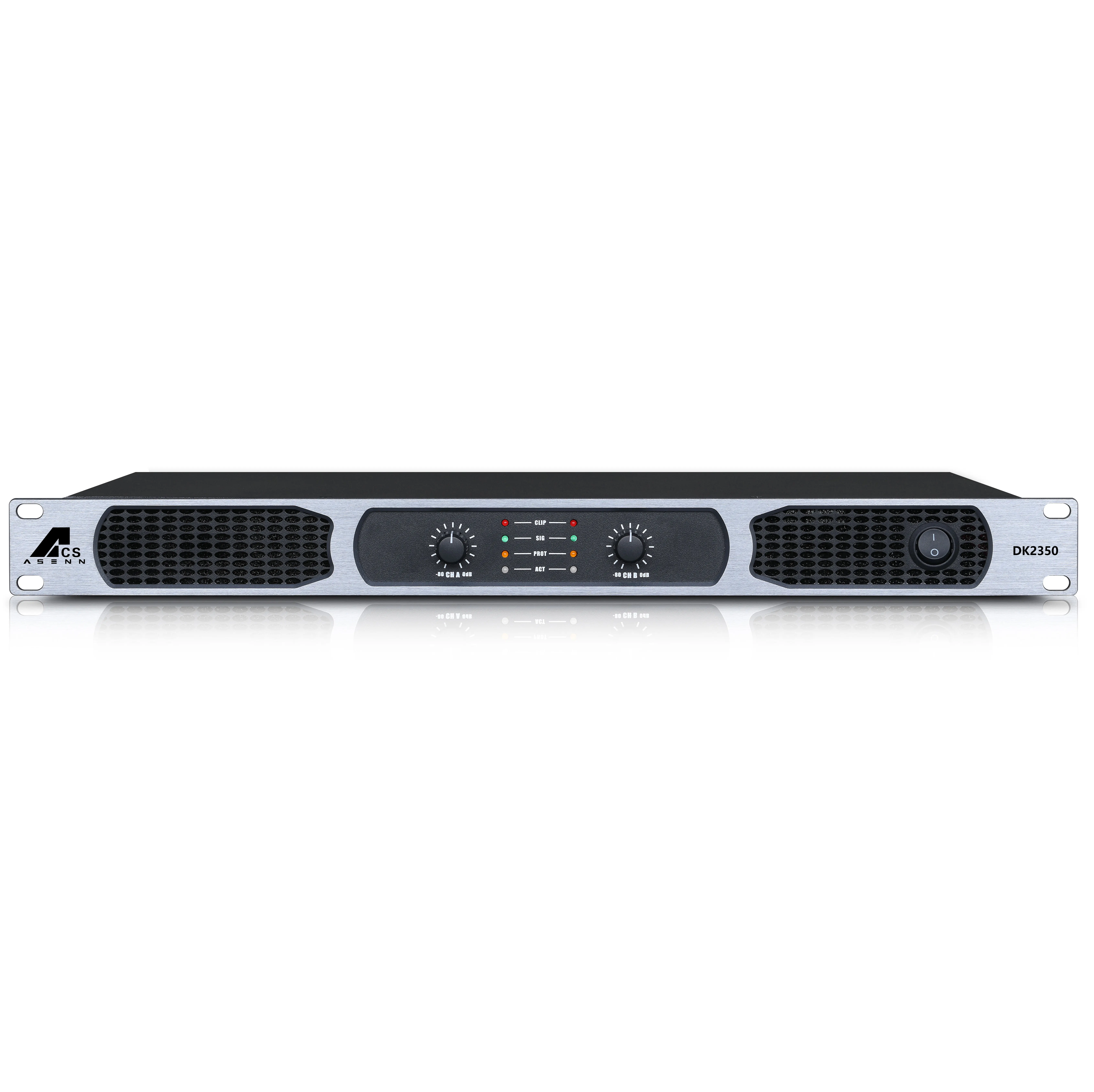 ET2350 2-канальный 1U 2*350 Вт 2*570 Класс D для профессионального сценического цифрового усилителя мощности цифровой аудио усилитель звука