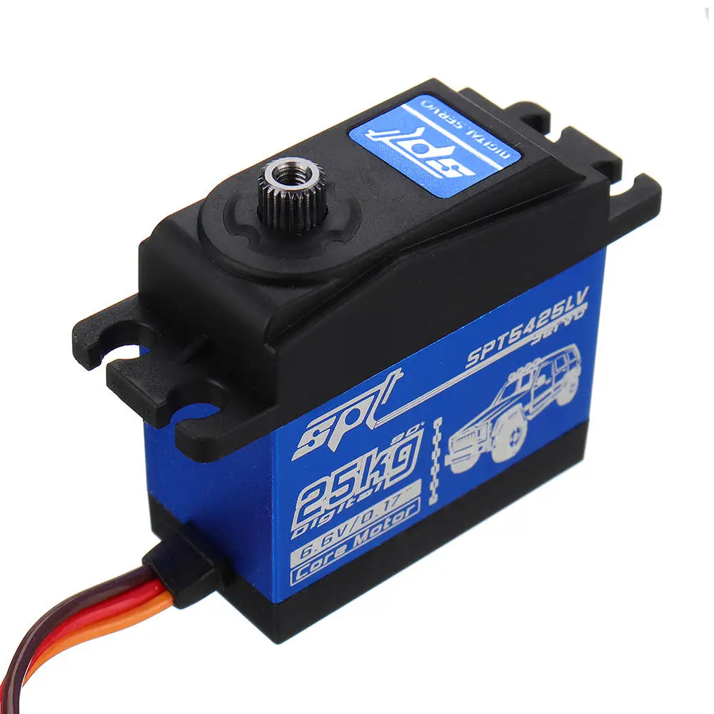 SPT5425LV 25KG High Torque Digital Metal Gear Dc 1 10 rc car steering Servo Motor