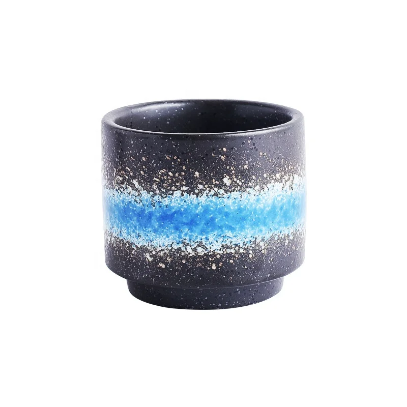 Amazon Top Seller Ceramic Coffee Chinese Style Handmade Kungfu Tea Espresso Cup Without Handles Tiger Design Pottery Cup