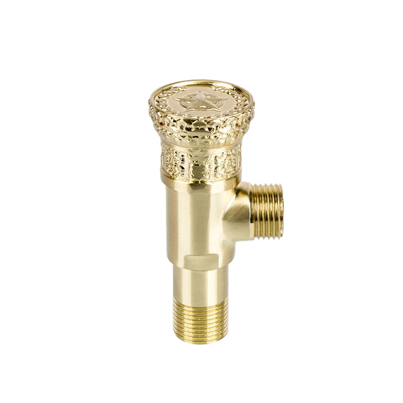 Water Flow Control Regulated Shower Head Flow Control 1/2inch brass angle valve