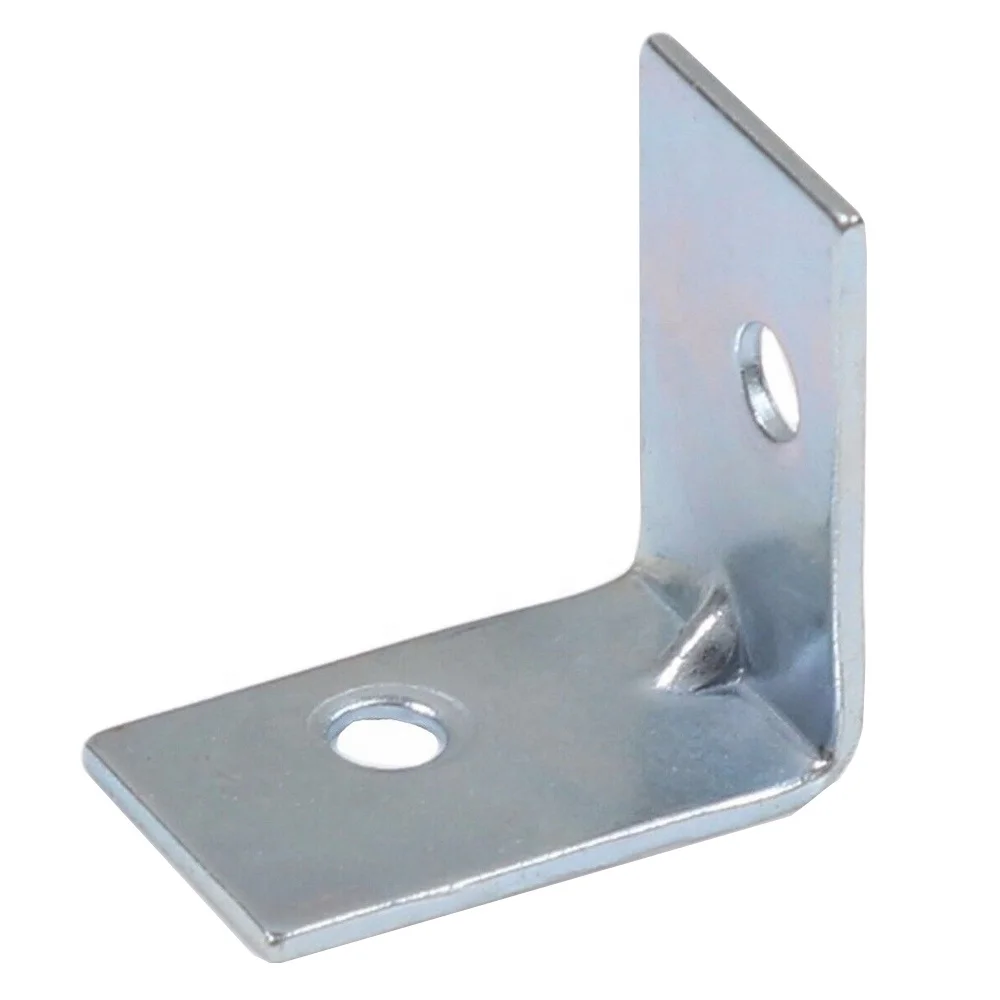 OEM Customized High Quality Stamping Zinc Plated Metal Corner Brace Bracket