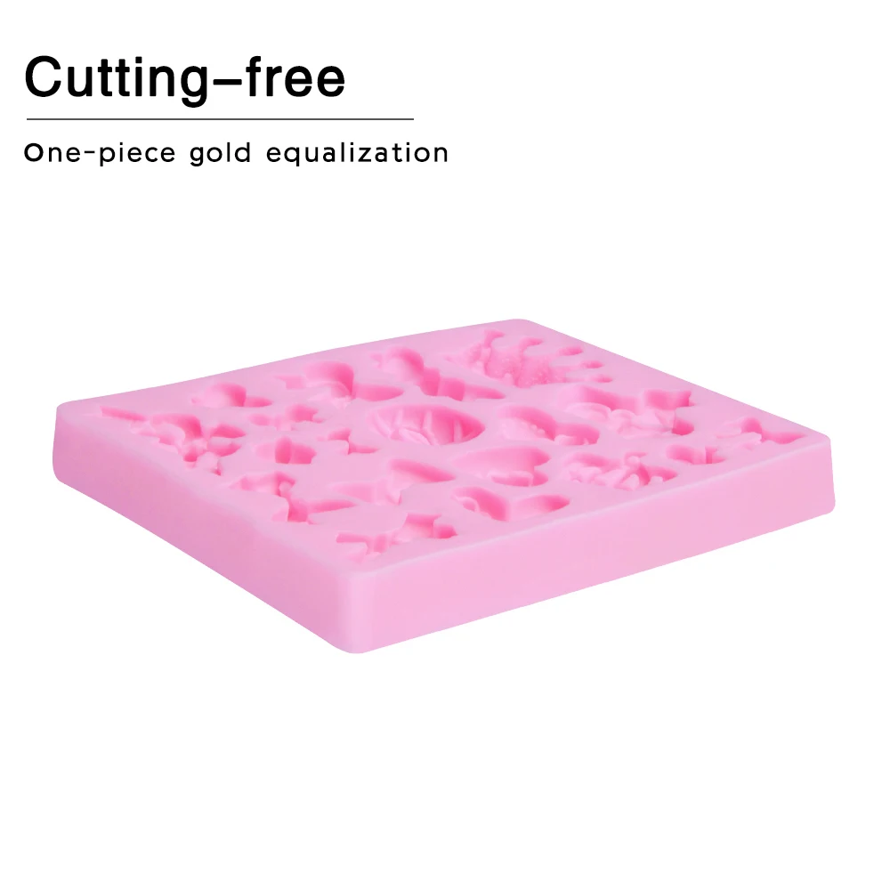 Amazon Hot Selling Crown Bowknot Design Silicone Cake Decorating Fondant Tools