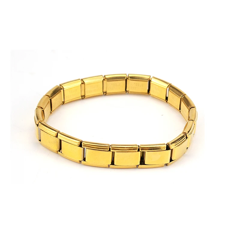 Classical Stainless Steel Excellent Polish Tourmaline Energy Bracelets