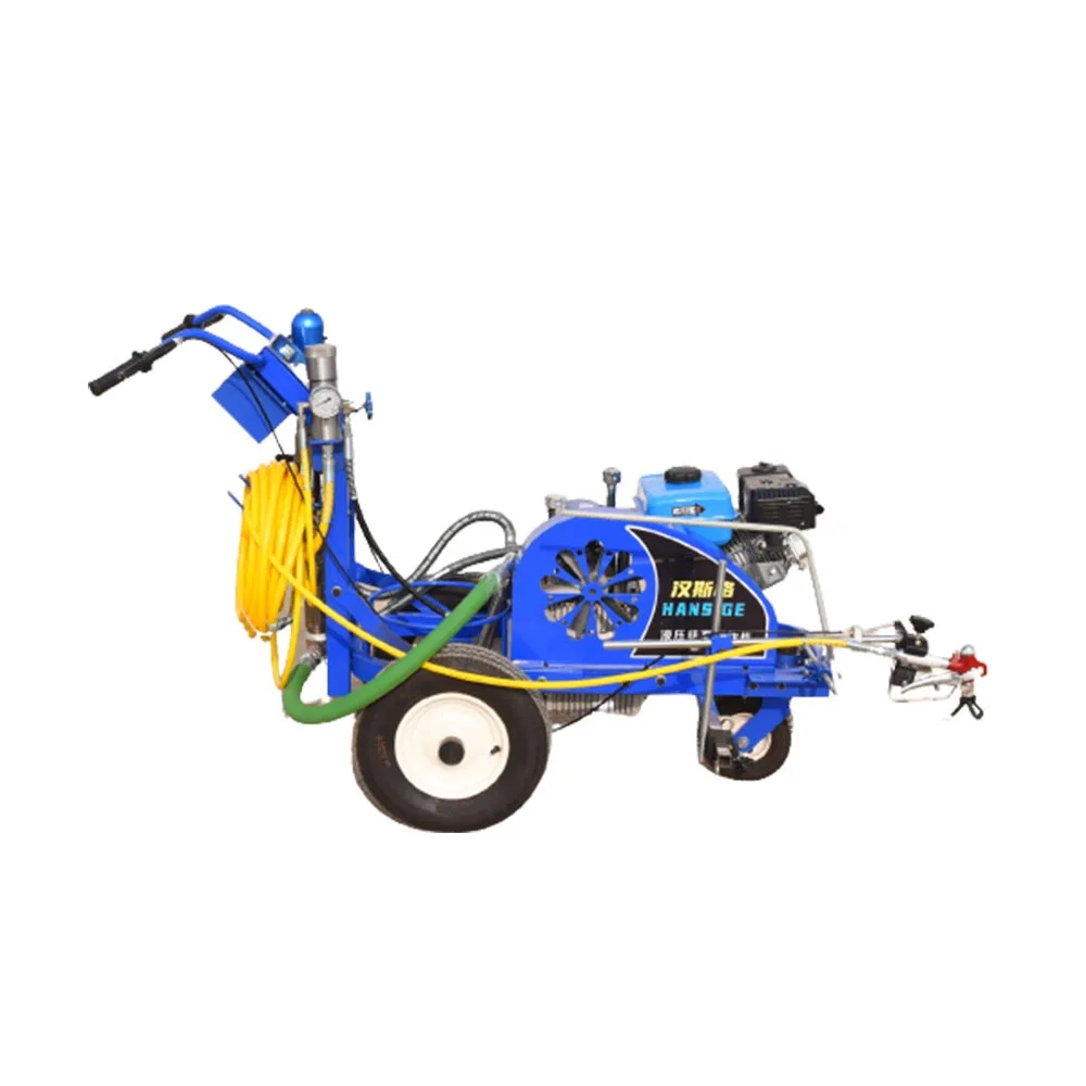 Automatic Cold Paint Road Line Marker Machine Road Marking Machine  Electro Hydraulic Plunger Putty Spraying Machine