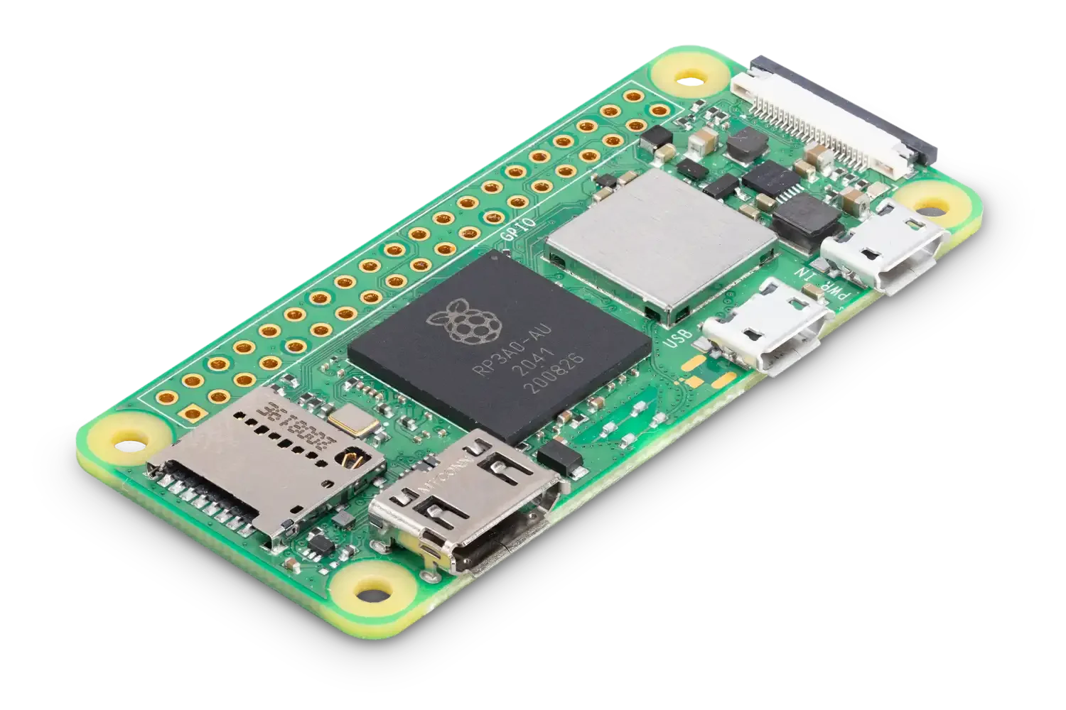 Raspberry Pi Zero 2W With RP3A0 A Quad 64-bit ARM Processor 1GHz 512MB of SDRAM Wireless LAN RPI0 2W