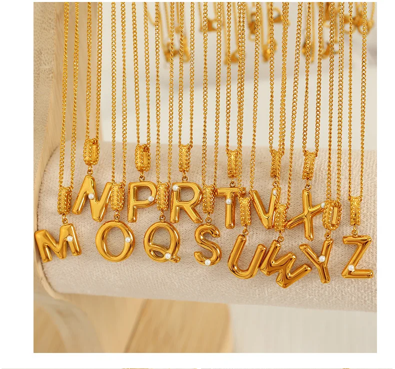 Ожерелье из нержавеющей стали с надписью