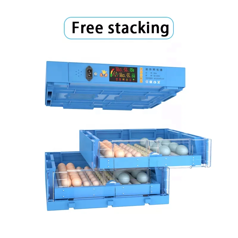 64-320eggs fully automatic  dual power 12V mini incubator