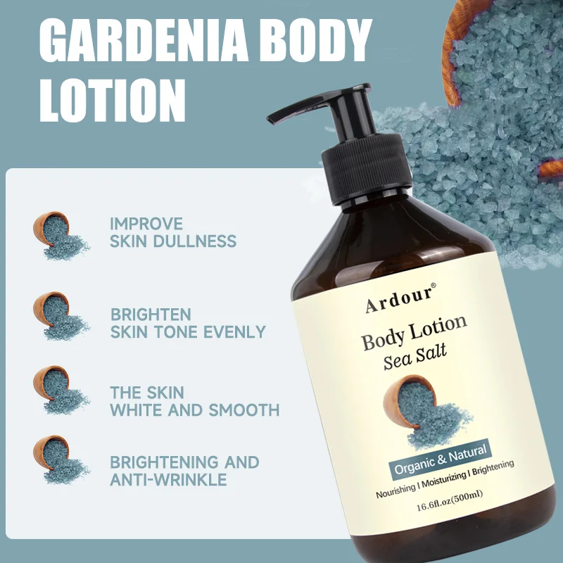 Private Label Refresh Fruit Body Care Lotion Skin Care Hydrating Sea Salt Body Cream Butter Lightening Whitening Moisturizing