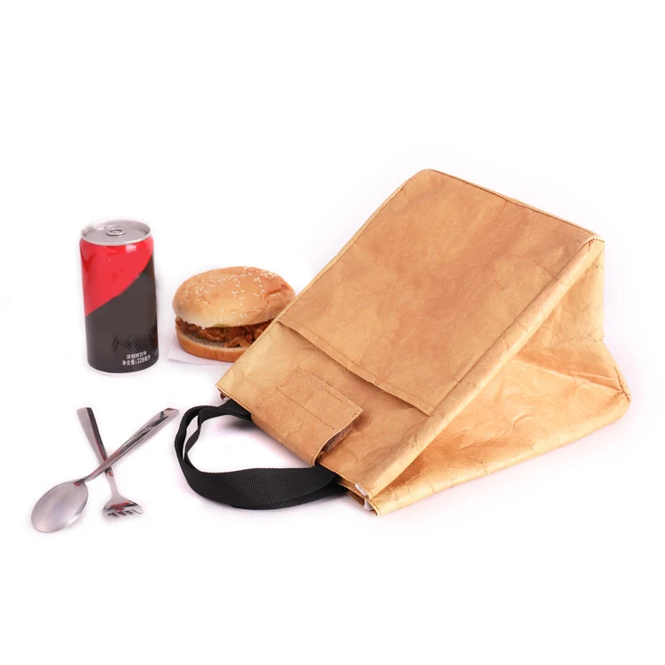 Widened Thickened Handle High Reflectivity Diffuse Reflectance Ultraviolet Resistance Tableware Tote Insulated Pack Lunch Bag