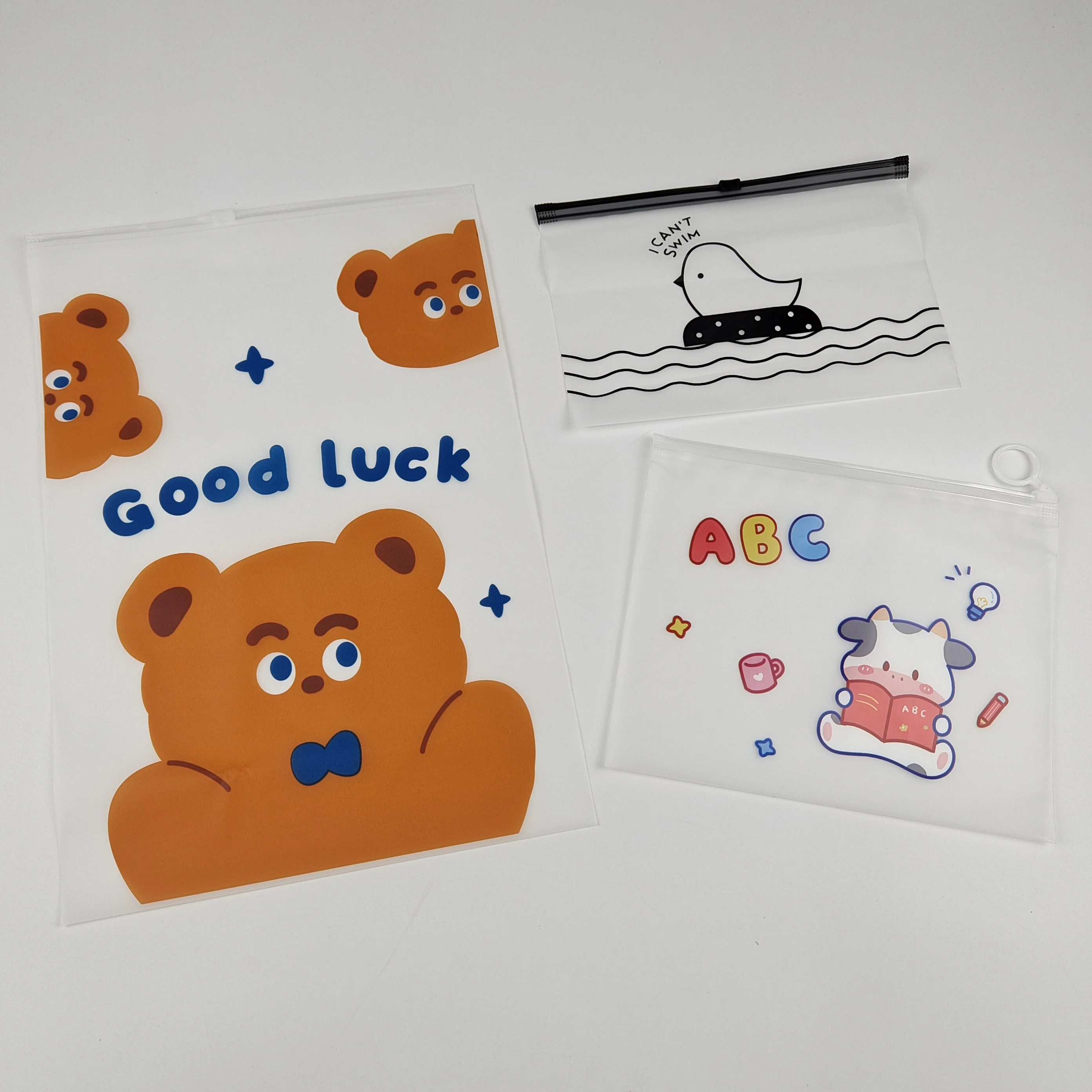 Экологичная упаковка для одежды прозрачный пластиковый пакет с застежкой-молнией многоразовый матовый