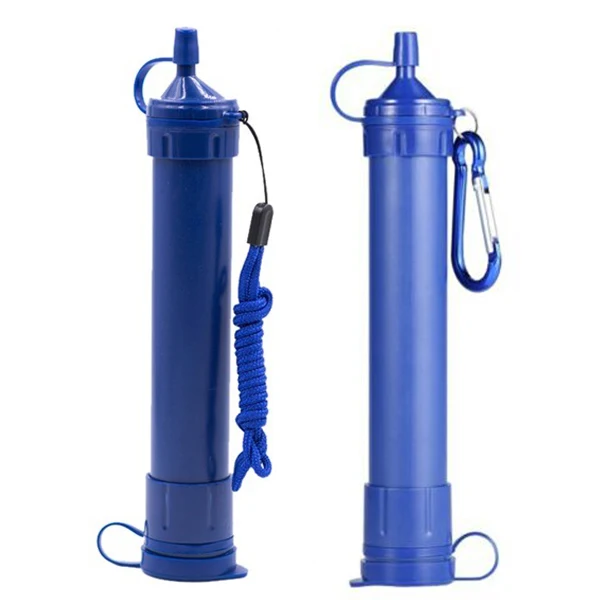 Portable Purifier Water Filter Straw Tool Accessory for Camping Hiking Emergency Survival