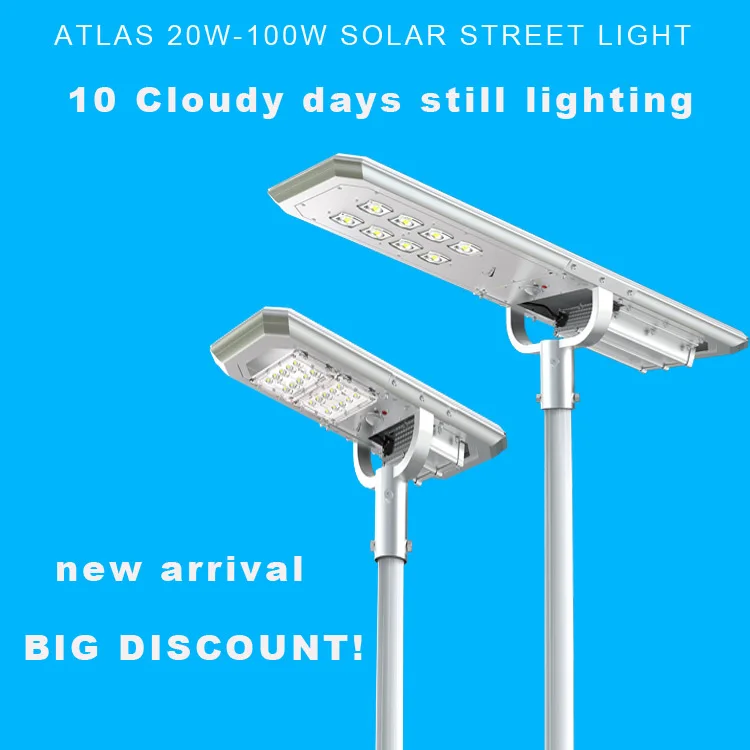 High quality waterproof outdoor solar public street light 42W without pole