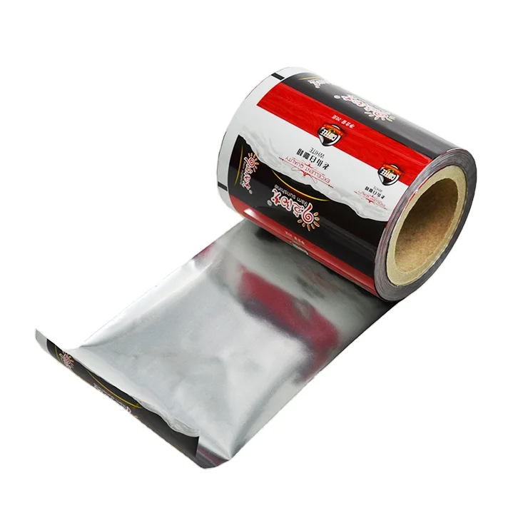 Customized Plastic Pe Pet Laminated Film  Candy Potato Chips Packaging Film Roll Plastic Aluminum Roll Film